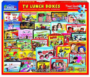 TV Lunch Boxes 1000 Piece Jigsaw Puzzle - Sweets and Geeks