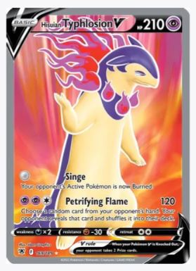Hisuian Typhlosion V (Full Art) SWSH10: Astral Radiance # 169/189 - Sweets and Geeks