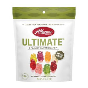 Ultimate™ 8 Flavor Gummi Bears™ 5 oz Peg Bags - Sweets and Geeks