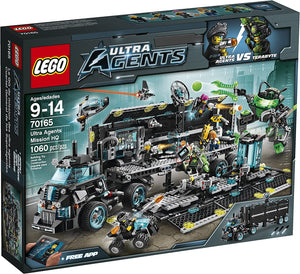 (DAMAGED BOX) LEGO Ultra Agents 70165 Mission Headquarters - Sweets and Geeks