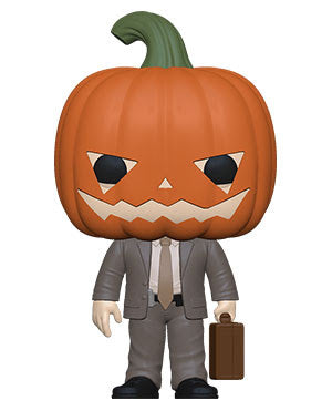Funko Pop! TV: The Office - Dwight with Pumpkinhead (Preorder 2021) - Sweets and Geeks