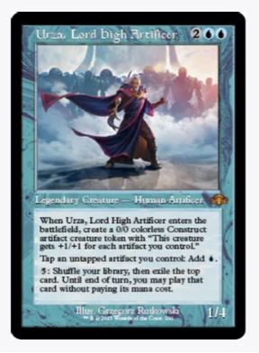 Urza, Lord High Artificer (Retro Frame) - Dominaria Remastered - #296 - Sweets and Geeks