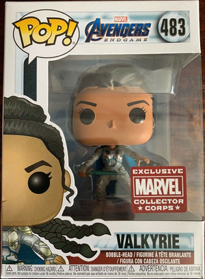 Funko Pop Marvel: Avengers Endgame - Valkyrie (Collector Corps) #483 - Sweets and Geeks