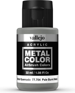 Vellejo - Metal Color Airbrush Acrylic Paint (32ml) - Pale Burnt Metal (77.704) - Sweets and Geeks