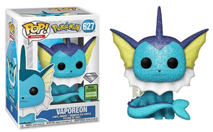 Funko Pop! Games: Pokemon - Vaporeon (Diamond) (2021 Spring Convention) #627 - Sweets and Geeks