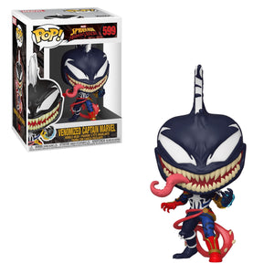 Funko Pop! Marvel: Spider-Man Maximum Venom - Venomized Captain Marvel #599 - Sweets and Geeks