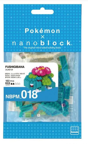 Kawada NBPM-018 nanoblock Pokemon Venusaur (Fushigibana) - Sweets and Geeks