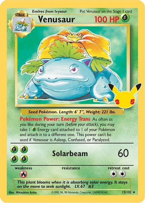Venusaur Celebrations: Classic Collection # 15/102 - Sweets and Geeks