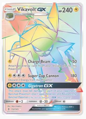 Vikavolt GX (Secret) SM - Guardians Rising # 152/145 - Sweets and Geeks