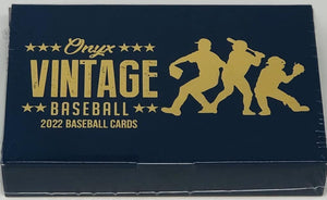 2022 Onyx Vintage Collection Baseball Box - Sweets and Geeks
