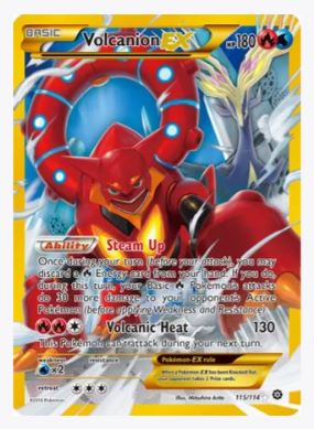 Volcanion EX (Secret) XY - Steam Siege	# 115/114 - Sweets and Geeks