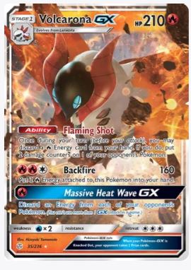 Volcarona GX SM - Cosmic Eclipse	# 35/236 - Sweets and Geeks