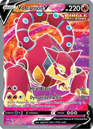 Volcanion V (Full Art) SWSH06: Chilling Reign # 162/198 - Sweets and Geeks