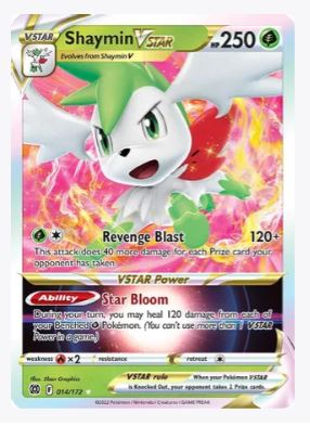 Shaymin VSTAR SWSH09: Brilliant Stars # 014/172 - Sweets and Geeks