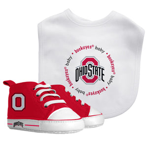 Ohio State Buckeyes NCAA Baby Fanatic 2 Piece Unisex Gift Set - Sweets and Geeks