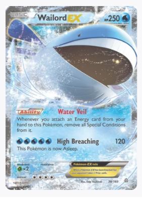 Wailord EX XY - Primal Clash # 38/160 - Sweets and Geeks