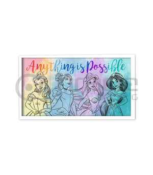 Disney Princess Wall Art – Anything Is Possible – 10″ x 18″ Framed - Sweets and Geeks