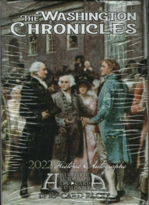 2022 Historic Autographs The Washington Chronicles Blaster Box - Sweets and Geeks