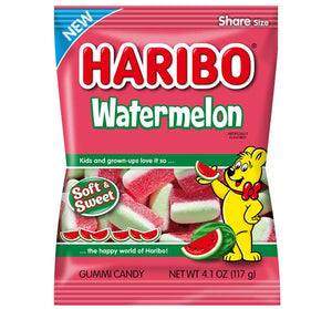 HARIBO WATERMELON PEG BAG - Sweets and Geeks