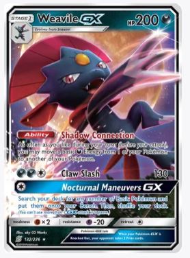 Weavile GX SM - Unified Minds # 132/236 - Sweets and Geeks