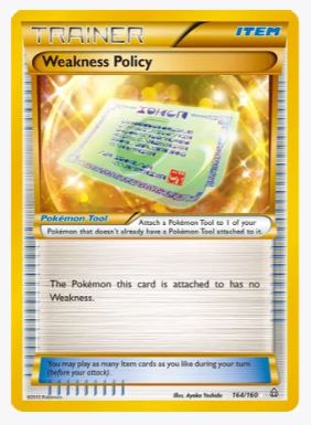 Weakness Policy (164 Secret Rare) XY - Primal Clash # 164/160 - Sweets and Geeks