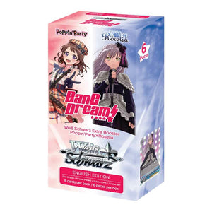 Weiss Schwarz: BanG Dream! Poppin' Party× Roselia - English Booster Box - Sweets and Geeks