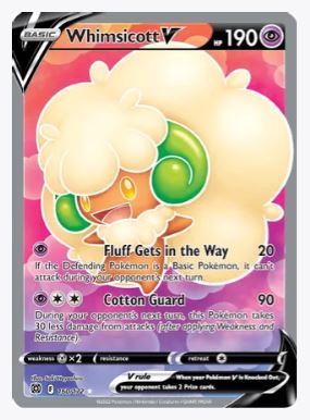 Whimsicott V (Full Art) SWSH09: Brilliant Stars # 160/172 - Sweets and Geeks