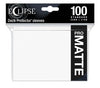 Eclipse Matte Standard Sleeves: Arctic White - Sweets and Geeks