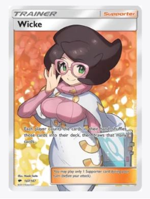 Wicke (Full Art) SM - Burning Shadows	# 147/147 - Sweets and Geeks