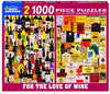 For the Love of Wine 1000 Piece Jigsaw Puzzle - Sweets and Geeks