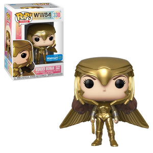 Funko Pop Heroes: WW84 - Wonder Woman Golden Armor (Wings Out) Walmart Exclusive #330 - Sweets and Geeks