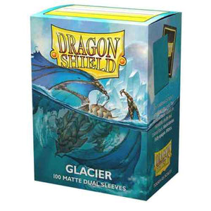 Dragon Shield Matte Dual Sleeves 100ct - Glacier - Sweets and Geeks