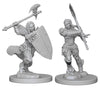 Pathfinder Deep Cuts Unpainted Miniatures: W1 Half-Orc Female Barbarian - Sweets and Geeks
