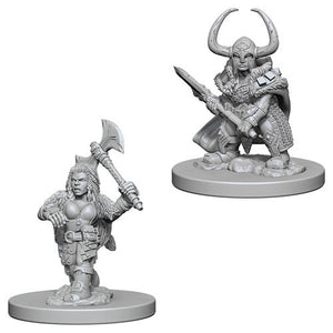 Dungeons & Dragons Nolzur`s Marvelous Unpainted Miniatures: W4 Dwarf Female Barbarian - Sweets and Geeks