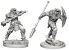 Dungeons & Dragons Nolzur's Marvelous Unpainted Miniatures: W5 Dragonhorn Male Fighter with Spear - Sweets and Geeks