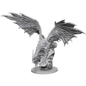 Pathfinder Battles Deep Cuts Unpainted Minis: W12.5 Silver Dragon - Sweets and Geeks