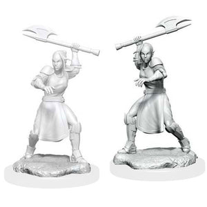 Critical Role Unpainted Miniatures: W1 Half-Elf Echo Knight and Echo - Sweets and Geeks