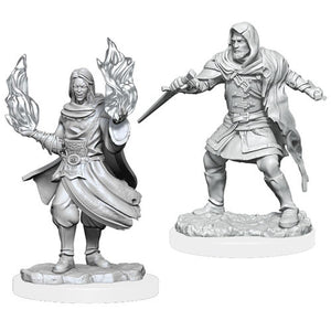 Critical Role Unpainted Miniatures: W1 Hollow One Rogue and Sorcerer - Sweets and Geeks