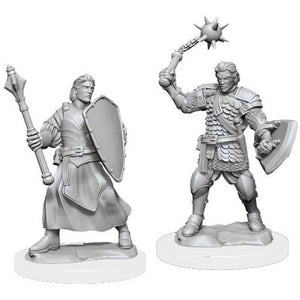 Critical Role Unpainted Miniatures: W1 Human Clovis Concord Cleric - Sweets and Geeks
