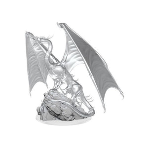 Dungeons & Dragons Nolzur`s Marvelous Unpainted Miniatures: W17 Young Emerald Dragon - Sweets and Geeks