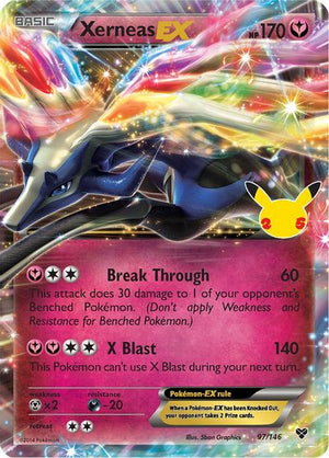 Xerneas EX Celebrations: Classic Collection # 97/146 - Sweets and Geeks