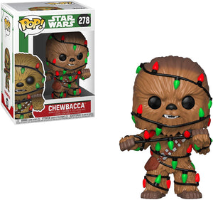 Funko Pop Star Wars: Holiday - Chewie with Lights #278 - Sweets and Geeks