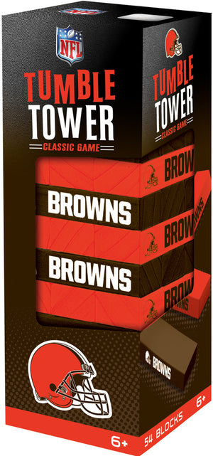 Cleveland Browns Tumble Tower - Sweets and Geeks