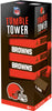 Cleveland Browns Tumble Tower - Sweets and Geeks