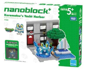 Kawada PP-004 nanoblock plus Pokemon Froakie (Keromatsu) Yacht harbor - Sweets and Geeks