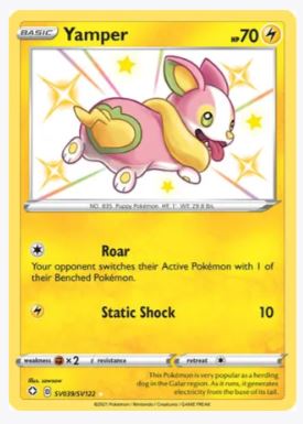 Yamper Shining Fates: Shiny Vault # SV039/SV122 - Sweets and Geeks