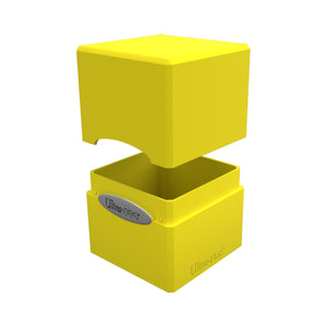 Ultra Pro Satin Cube Lemon Yellow - Sweets and Geeks