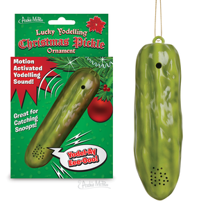 LUCKY YODELLING CHRISTMAS PICKLE ORNAMENT - Sweets and Geeks
