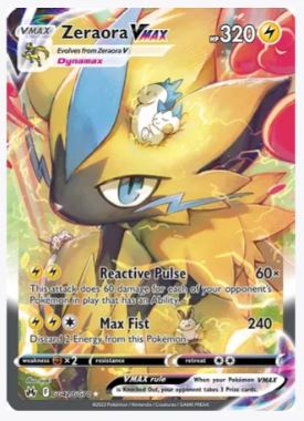 Zeraora VMAX Crown Zenith: Galarian Gallery # GG42/GG70 - Sweets and Geeks