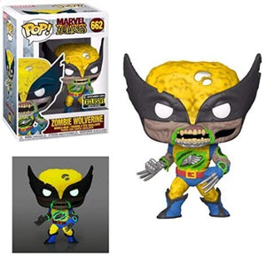 Funko Pop Marvel: Zombies - Zombie Wolverine (Glow in Dark) EE Exclusive #662 - Sweets and Geeks